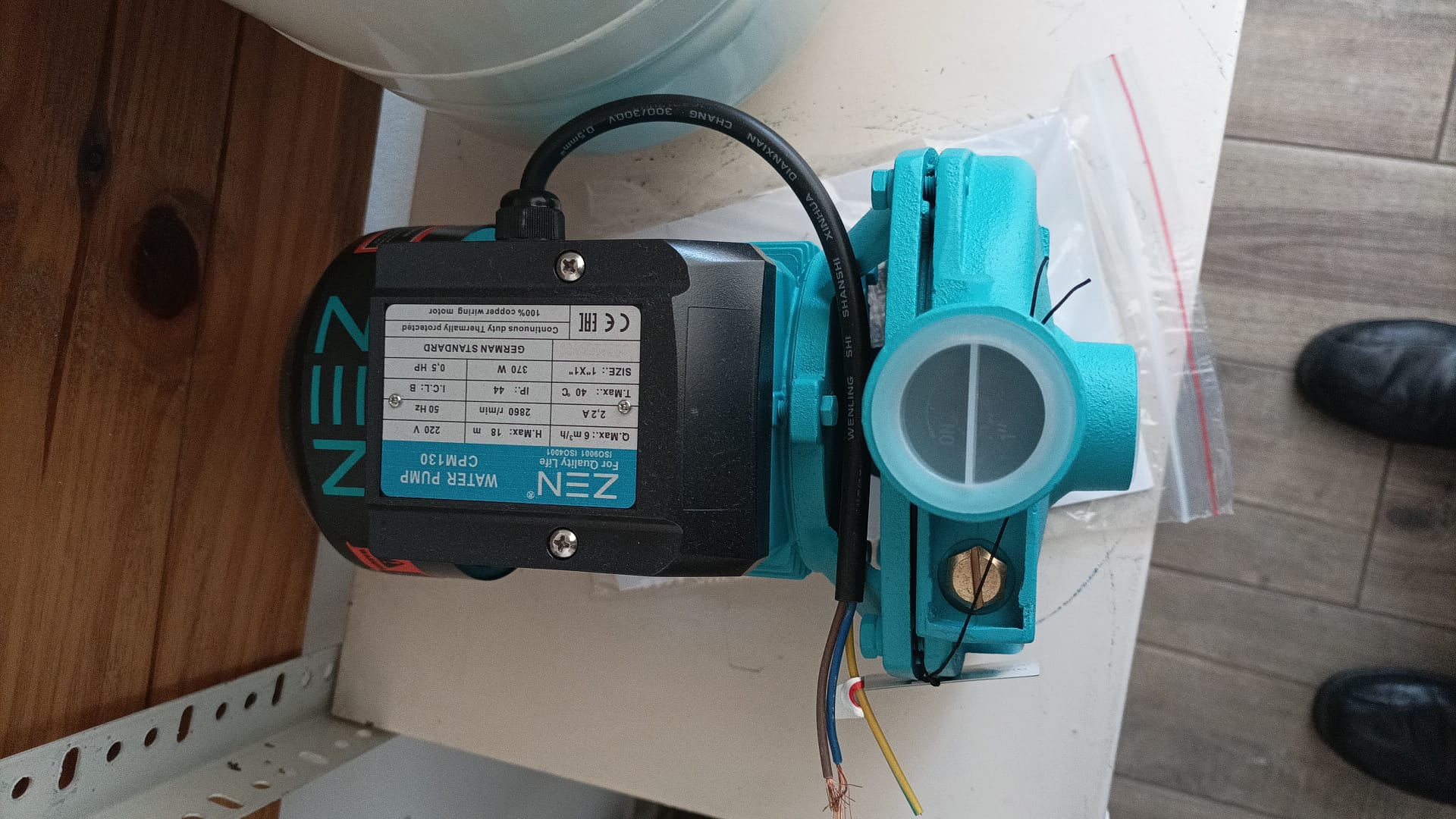 Bomba centrífuga rotor simple ZEN 1 HP (CMP-158) - Imagen 3