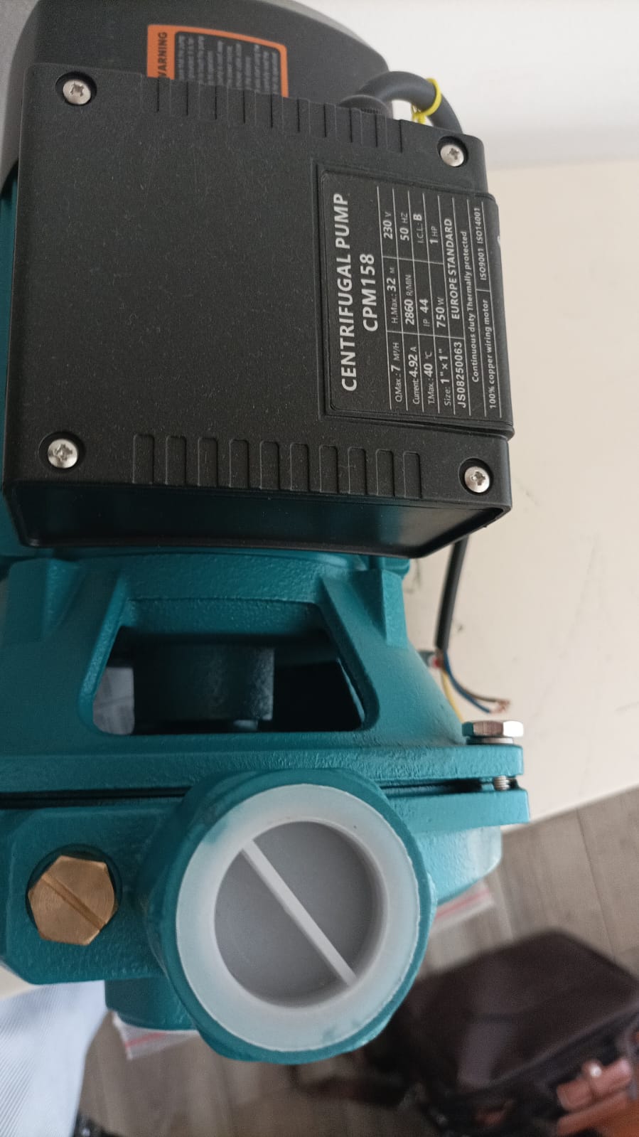 Bomba centrífuga rotor simple ZEN 1.5 HP (CMP-180) - Imagen 2